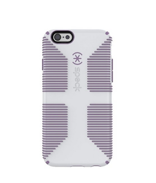Speck Products CandyShell Grip for iPhone 6 6s - Retail Packaging - Dolphin Grey Lilac Purple